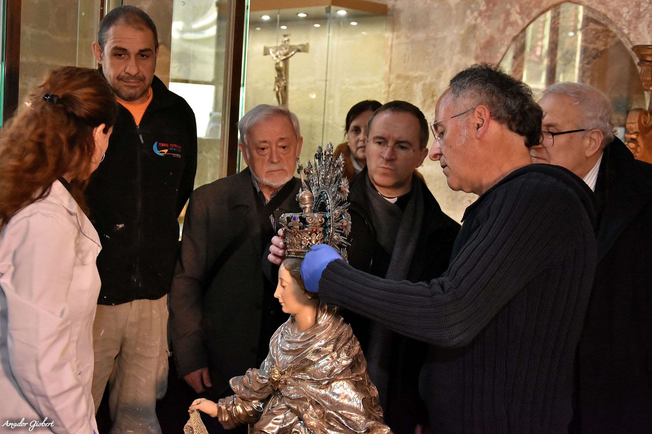 L’Arxiconfraria sufraga la neteja i restauració de la imatge processional de la Mare de Déu de la  Cinta